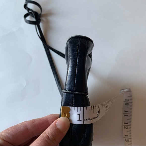 Vtg Bravo Browns Crossbody Bag Navy Blue - Picture 4 of 14